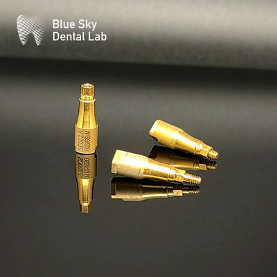 주문 금속 골프 임플란트 스캔 보디 골든 5mm 히오센 스캔 보디 online manufacture