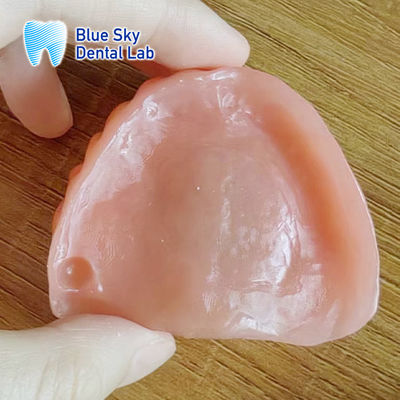 주문 맞춤형 전체 상부 아크릴 치아 자연 아크릴 제거 가능한 부분 치아 online manufacture